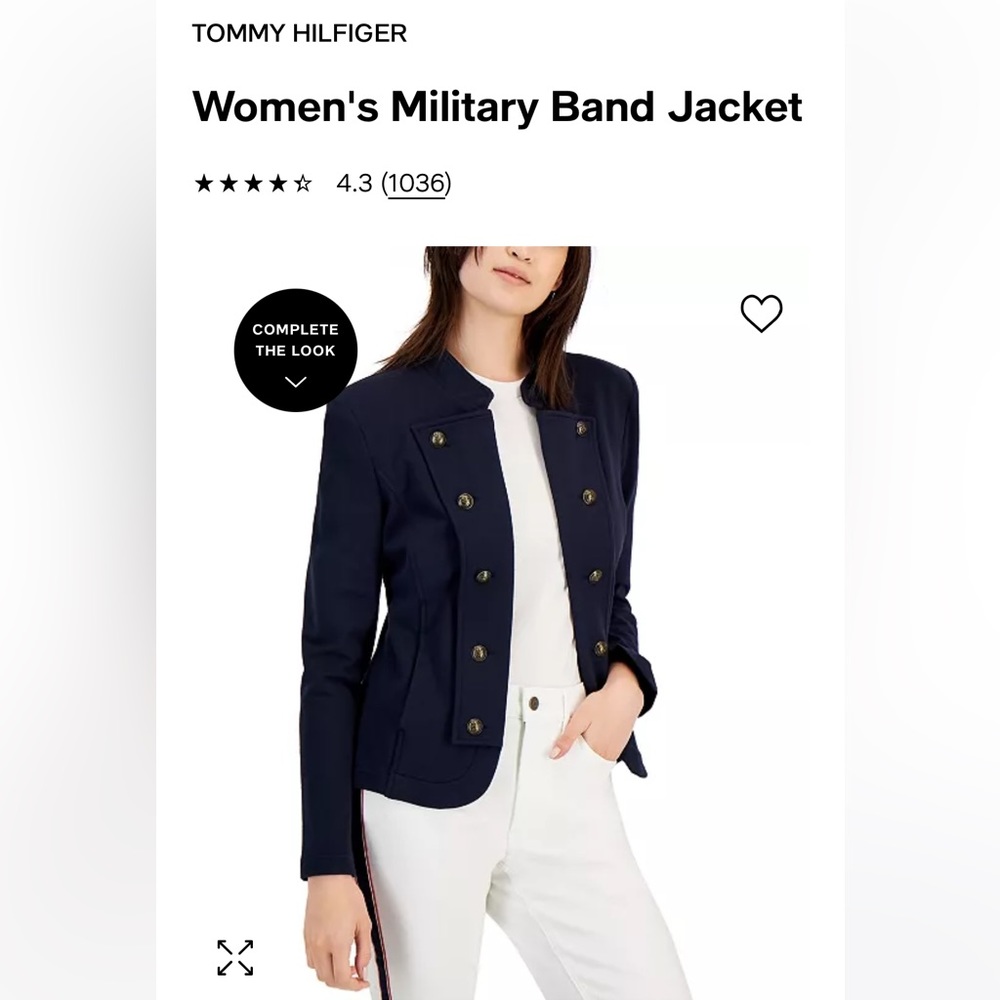 Tommy Hilfiger Women's Military Band Jacket
